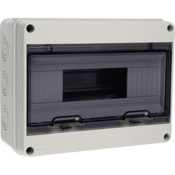 Бокс модульный JAZZWAY PRO 5072084 PDB/W 4012 GR (ЩРН-ПГ-12) IP65 пластик накладной